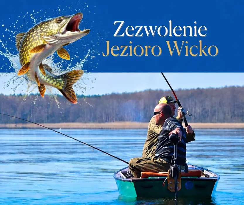 Zezwolenie wędkarskie jezioro Wicko