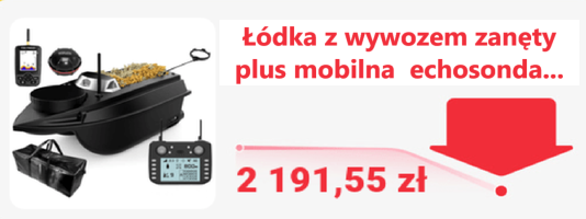 Kup łódkę z wywozem i echosondą