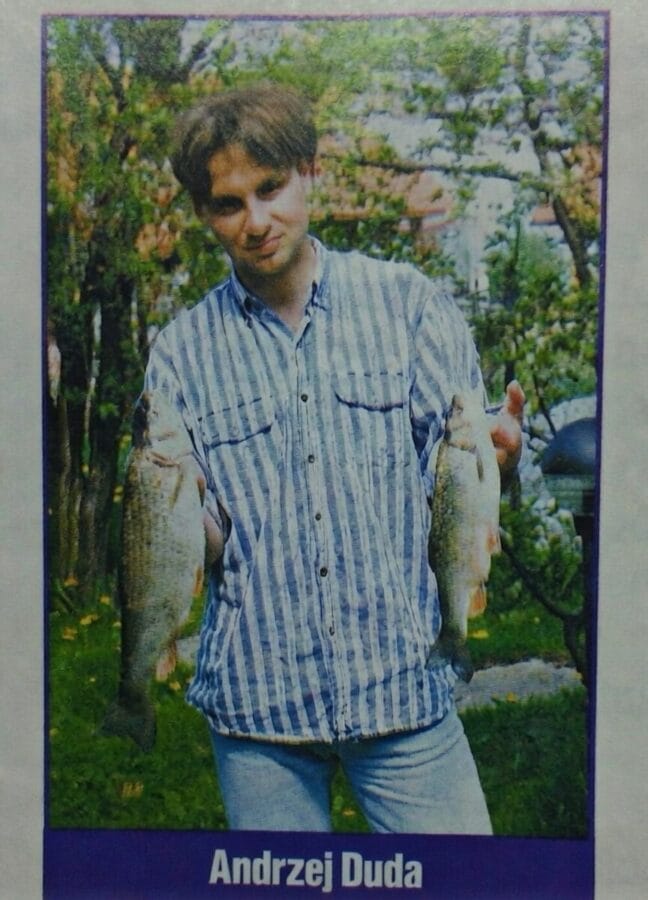 Wędkarz Andrzej Duda