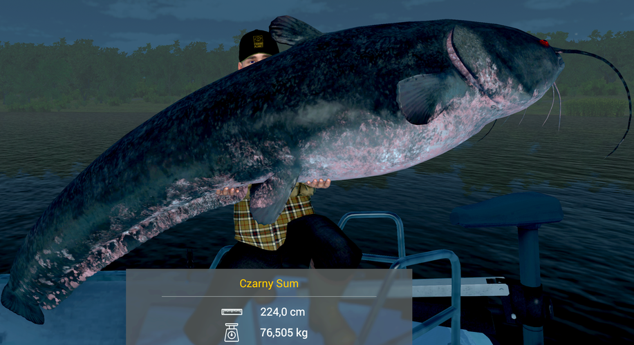 Czarny Sum w Fishing Planet – poradnik jak złowić legendarnego potwora na jeziorze Sander Baggersee